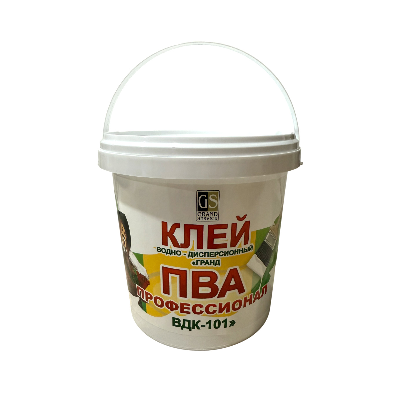 Клей водно-дисперсионный «Гранд ПВА Профессионал ВДК – 101» (1,8 кг)