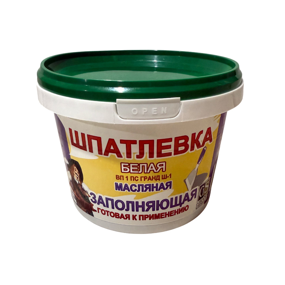 Шпатлевка белая ВП 1 ПС Гранд Ш-1 Масляная
