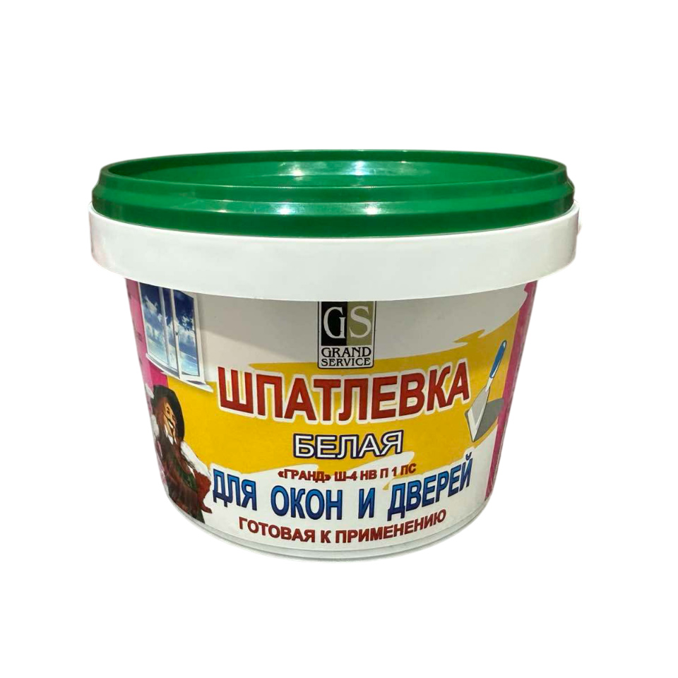Шпатлёвка белая Гранд Ш-4 НВ П 1 ПС для окон и дверей
