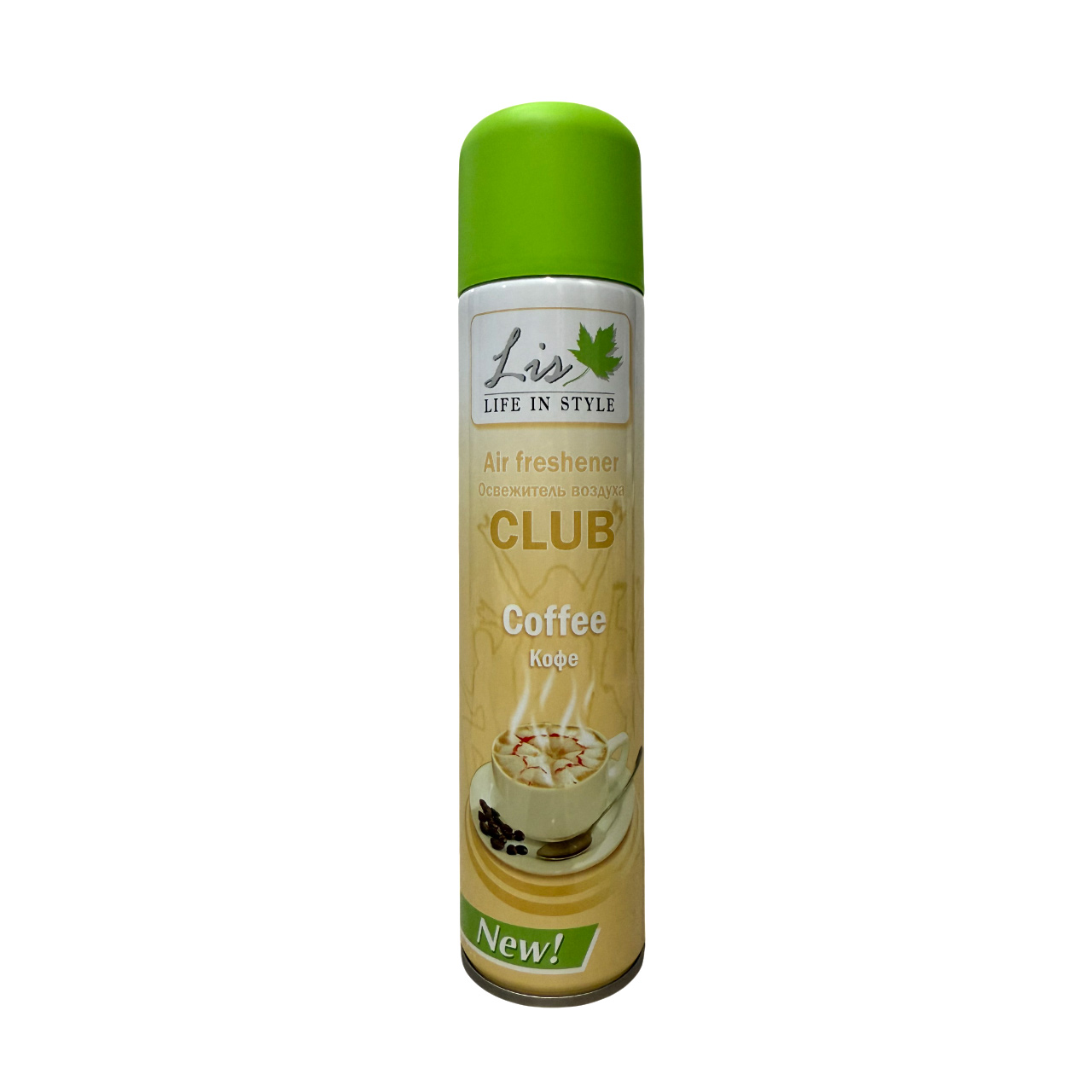 Освежитель воздуха LIS CLUB Кофе 300мл 405см3 